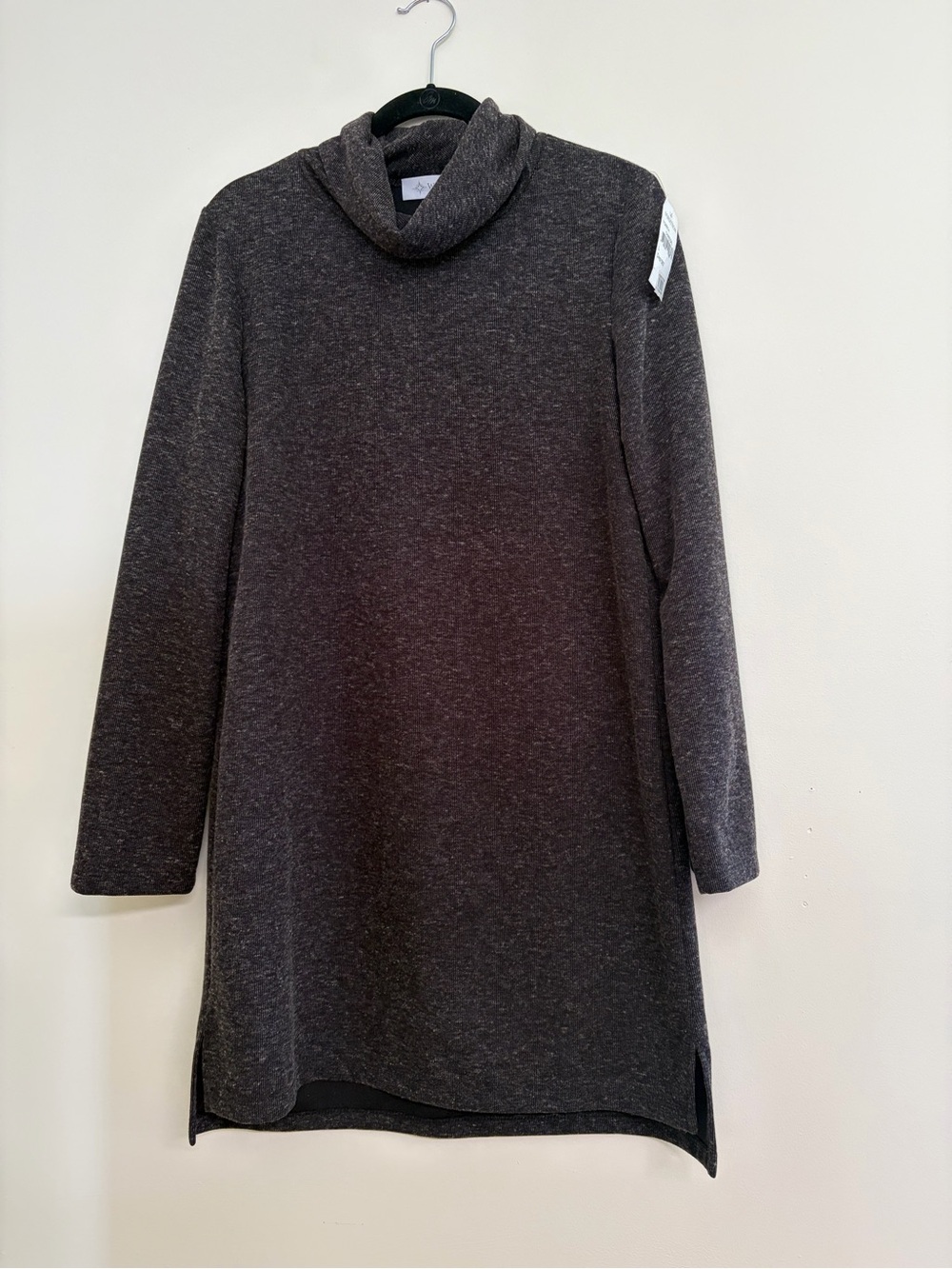 WAYF Nordstrom Charcoal Cowl Neck Tunic Sweater